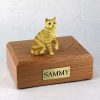Red Shorthair Cat Urn PetsToRemember.com