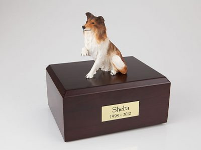 Paw Up Collie Dog Urn PetsToRemember.com