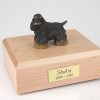 black brown dog urn PetsToRemember.com cocker spaniel