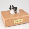Black White Cocker Spaniel Dog Pet Figurine Urn PetsToRemember.com