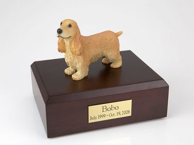 PetsToRemember.com dog urn cocker spaniel