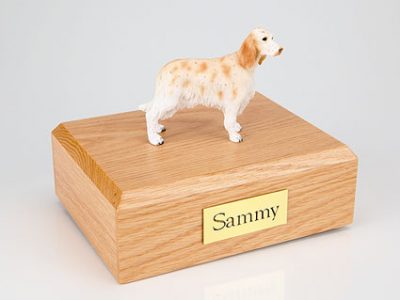 English Setter Dog Figurine Urn PetsToRemember.com