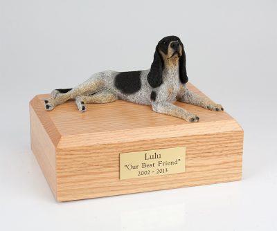 Coonhound Dog Figurine Urn PetsToRemember.com