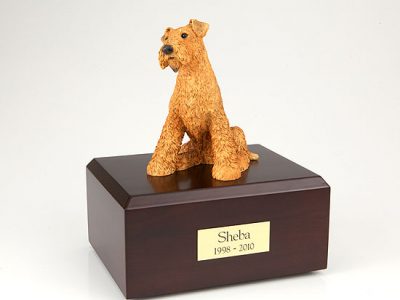 Airedale Terrier Figurine Urn PetsToRemember.com