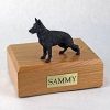 Black German Shepherd Dog Figurine Urn PetsToRemember.com