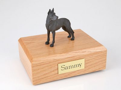 Black Great Dane Pet Figurine Urn PetsToRemember.com