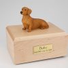 red brown dog urn dachshund PetsToRemember.com