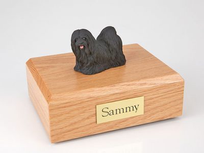 black lhasa apso pet urn PetsToRemember.com