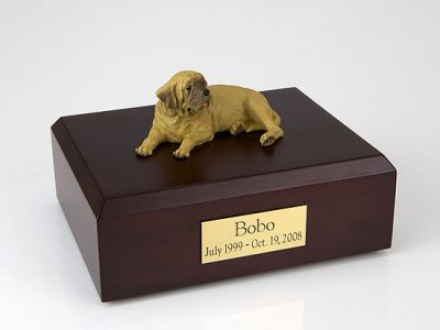 Sitting Mastiff Dog Pet Figurine Urn PetsToRemember.com