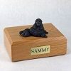 Black Poodle Dog Figurine Urn PetsToRemember.com