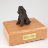Chocolate Poodle Dog Urn PetsToRemember.com