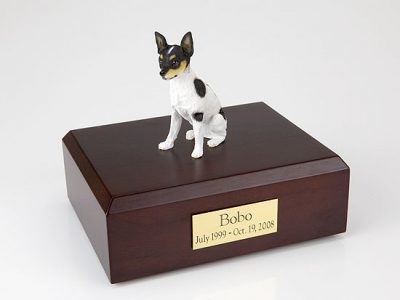 Rat Terrier Dog Pet Figurine Urn PetsToRemember.com