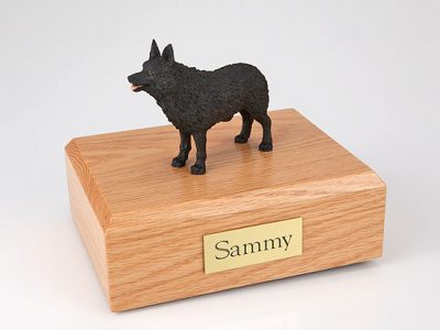 Schipperke Dog Pet Figurine Urn PetsToRemember.com