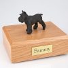 black schnauzer pet urn PetsToRemember.com