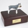 gray schnauzer dog urn PetsToRemember.com