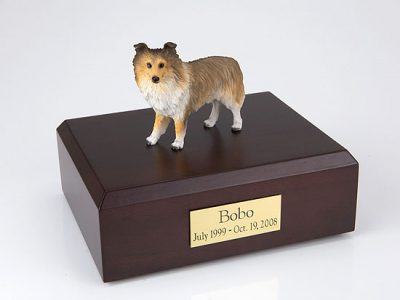 sable sheltie dog pet urn PetsToRemember.com