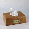 white shih tzu pet urn PetsToRemember.com