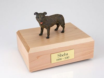 bull terrier dog urn PetsToRemember.com