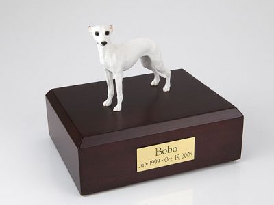 white whippet dog urn PetsToRemember.com