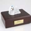 Blue Ribbon Maltese Dog Pet Figurine Urn PetsToRemember.com