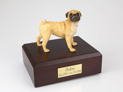 pug dog pet urn PetsToRemember.com