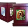 silver pet urn package PetsToRemember.com