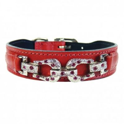 ferrari-red-swarovski-crystal-dog-collar