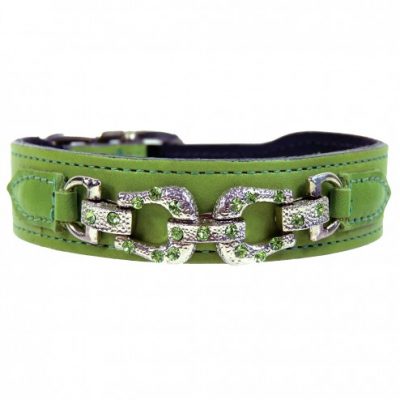 green-swarovski-crystal-dog-collar