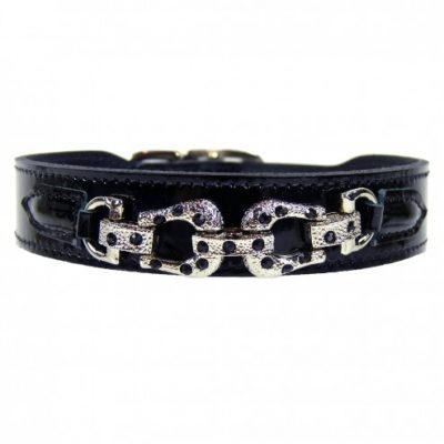 noir-patent-swarovski-crystal-dog-collar