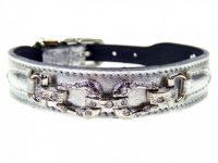 Silver Swarovski Crystal Dog Collar