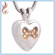 Dog Bone Heart Shape Pendant & Necklace